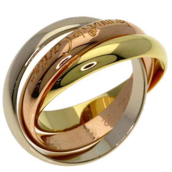 CARTIER 18k Gold Trinity Ring #52 CARTIER 18k Gold Trinity Ring #52